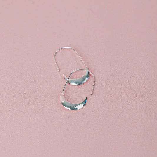 The Paper Clip | Sterling Silver Earrings