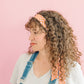 THE BEST EARRINGS/HEADBAND in Nostalgic Floral + Pink Hoops/ Statement Accessories